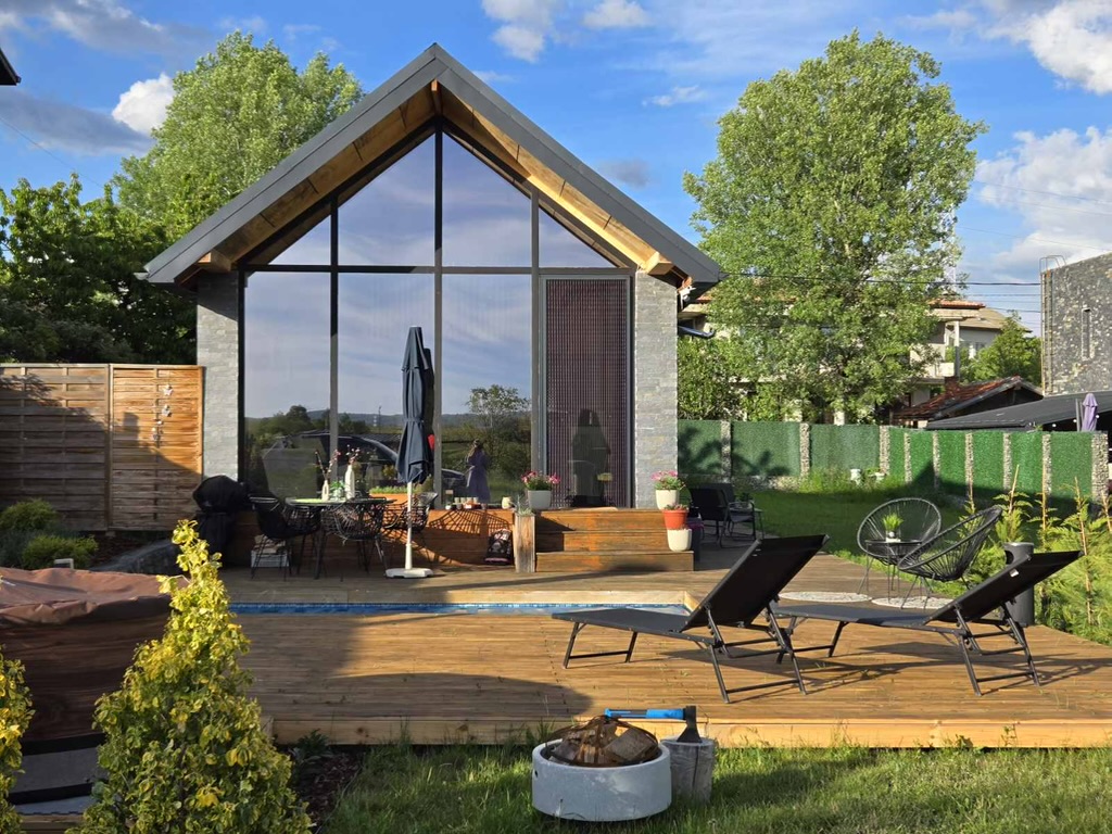 Villa Selya — sister villa to Villa Luna, modern A-frame near Sofia